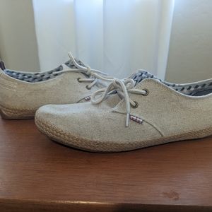 Ben Sherman Men's Fashion New Prill Lace-Up - Beige Canvas Sz 11